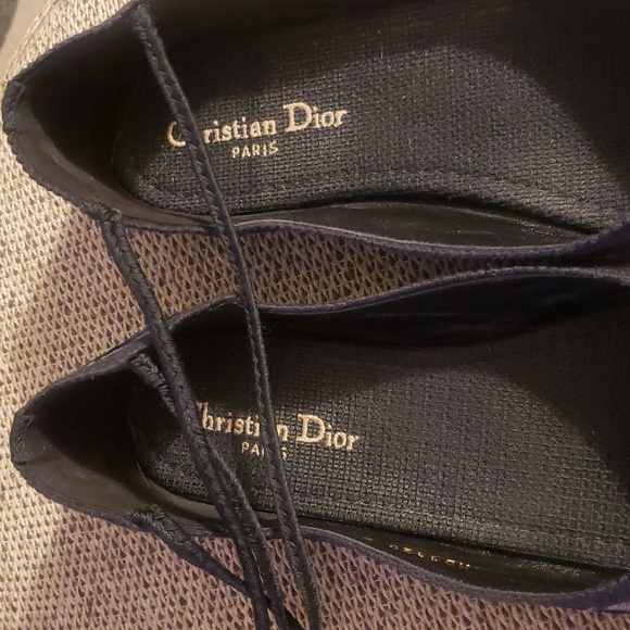 Dior Navy Poeme flat - Picture 5 of 8